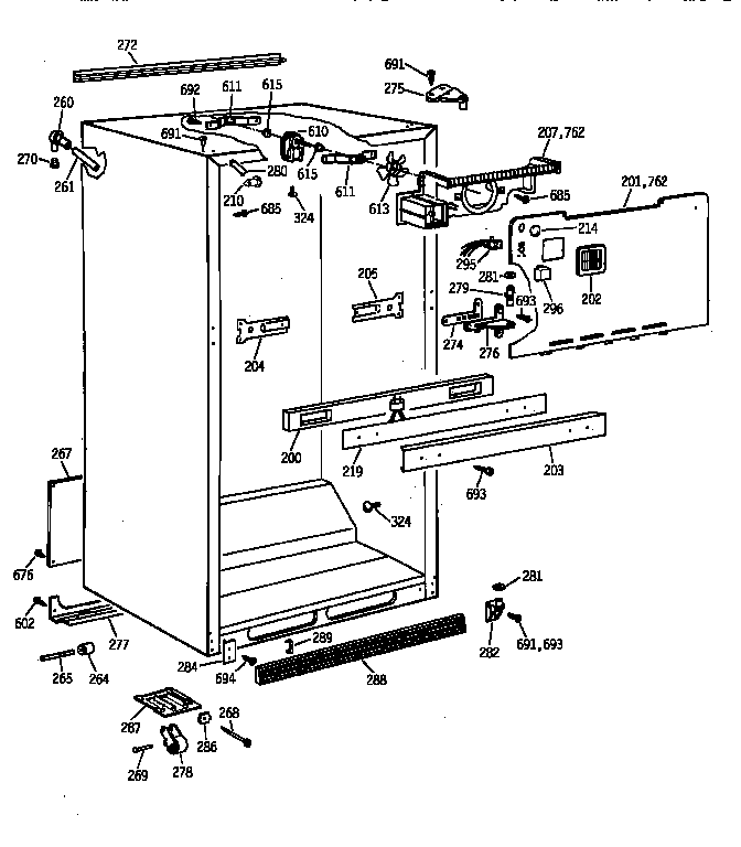 Cabinet parts