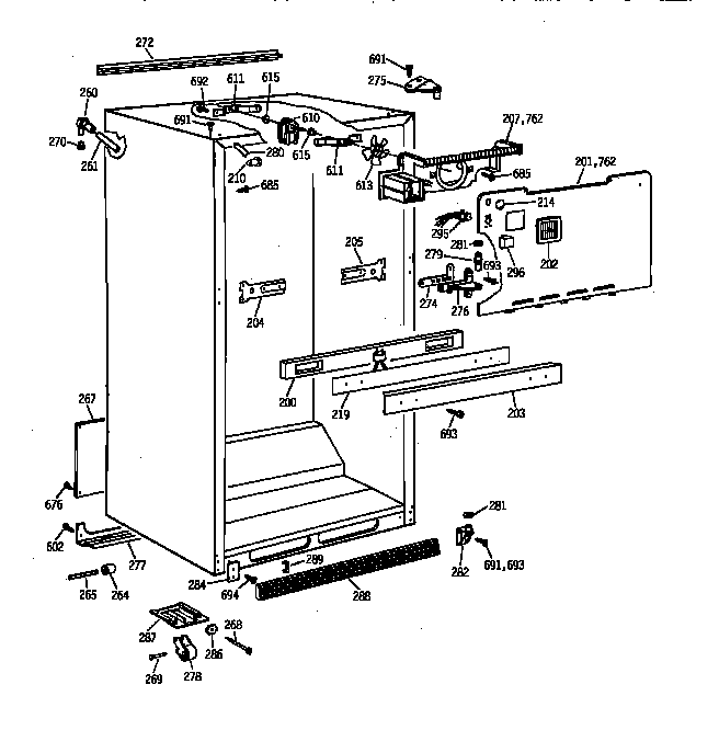 Cabinet parts