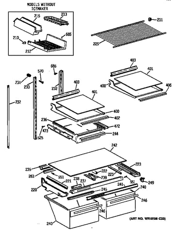 Shelf parts
