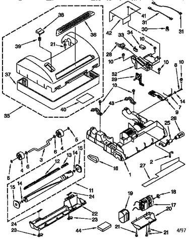 Nozzle and motor