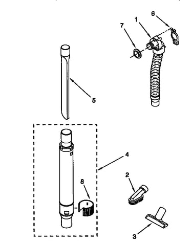 Hose and attachment