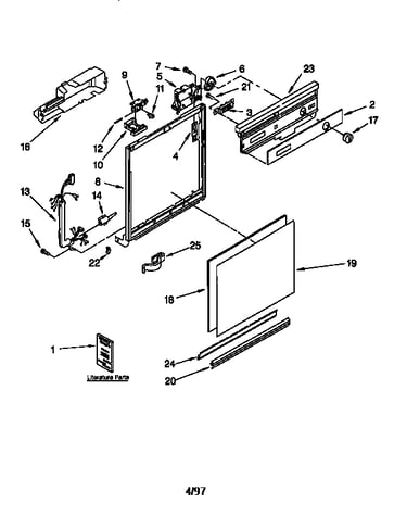 Frame and console