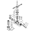Kenmore 6651544594 pump and spray arm diagram