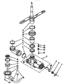 Pump and spray arm