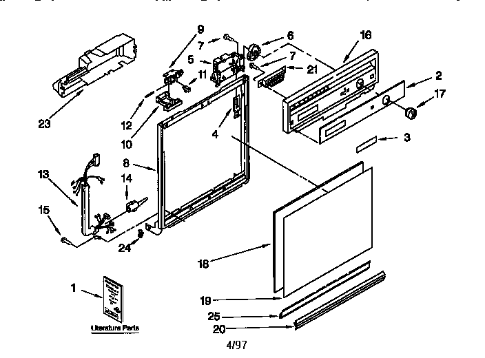 Frame and console