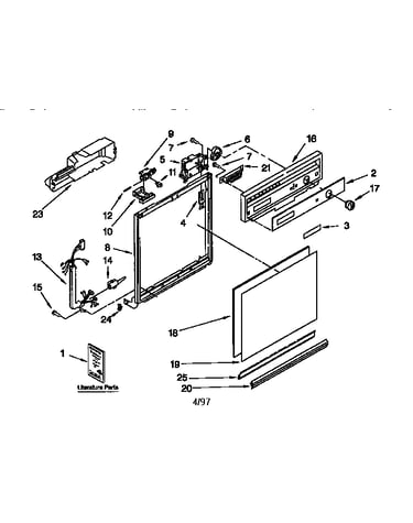 Frame and console