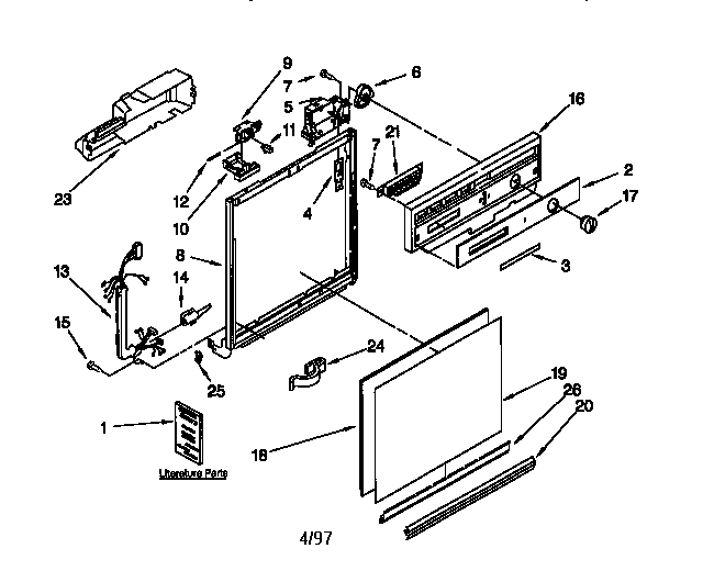 Frame and console