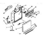 Kenmore 66515725692 frame and console diagram