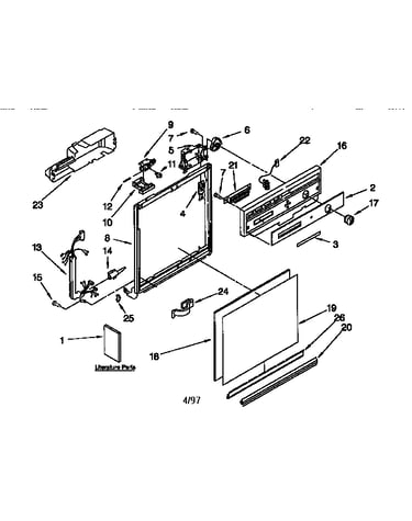Frame and console