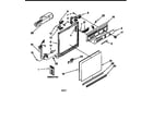 Kenmore 66515721692 frame and console diagram