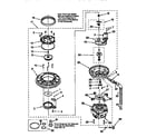 Kenmore 66515721692 pump and motor diagram