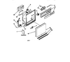 Kenmore 66515825692 frame and console diagram