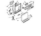 Kenmore 66515925692 frame and console diagram