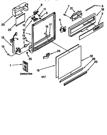 Frame and console
