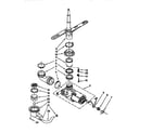 Kenmore 6651514594 pump and spray arm diagram