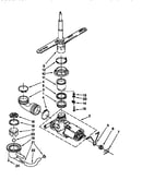Pump and spray arm