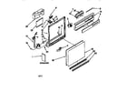 Kenmore 66515821692 frame and console diagram