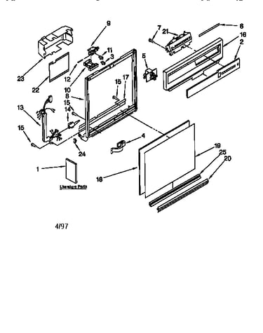 Frame and console