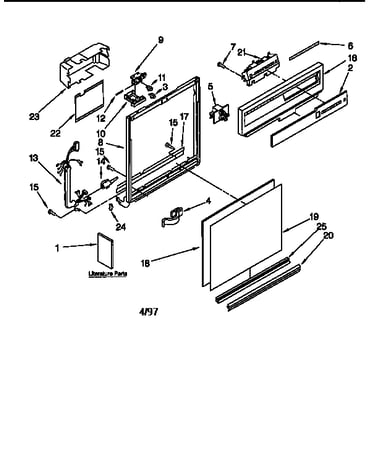 Frame and console