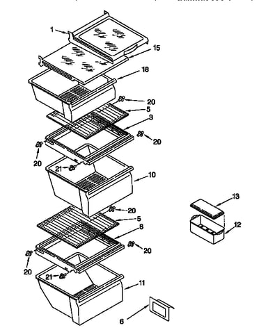 Refrigerator shelf