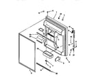 Whirlpool ET22DMXFW00 refrigerator door diagram