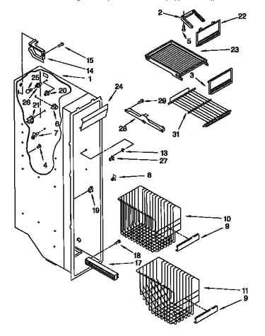 Freezer liner