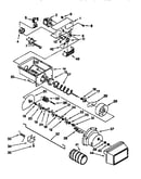 Motor and ice container