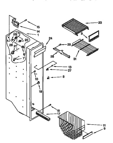 Freezer liner