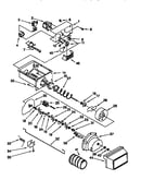 Motor and ice container