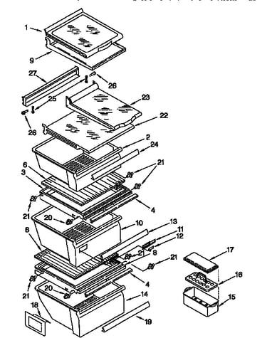 Refrigerator shelf