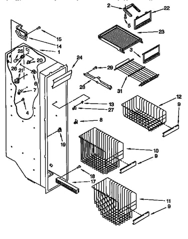 Freezer liner