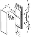 Refrigerator door