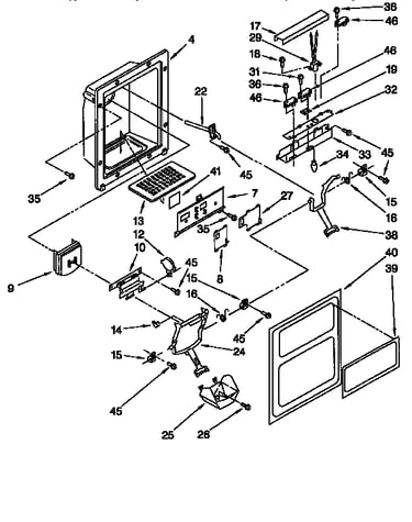 Dispenser front