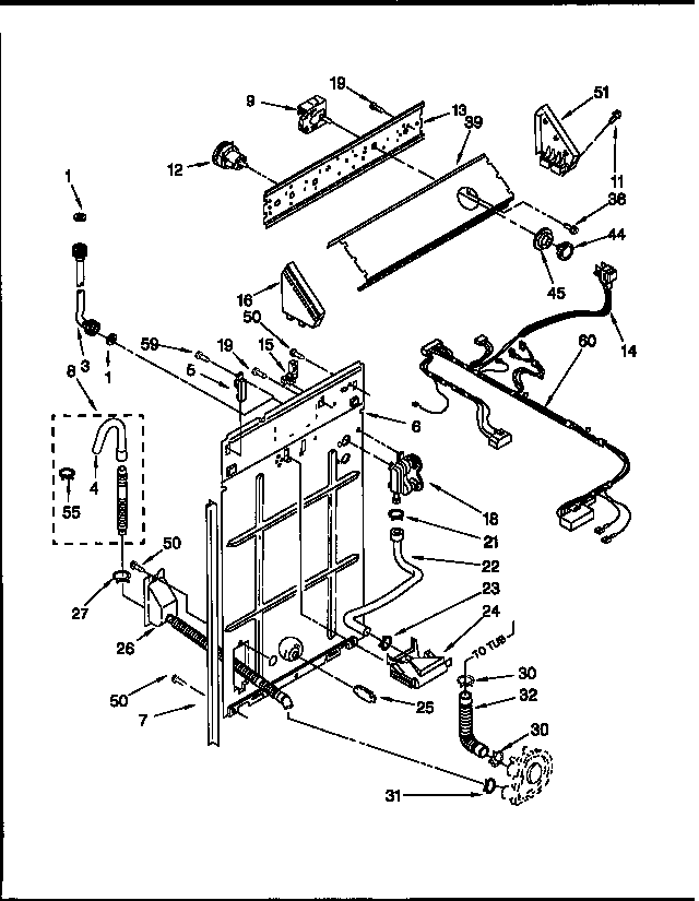 Controls and rear panel