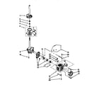 Whirlpool LBR1121EW1 motor and pump diagram