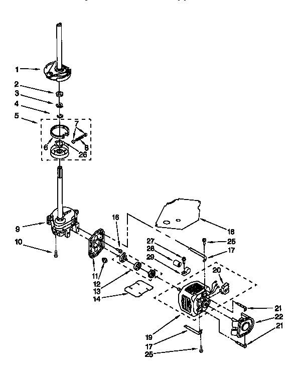 Motor and pump