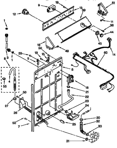 Controls and rear panel