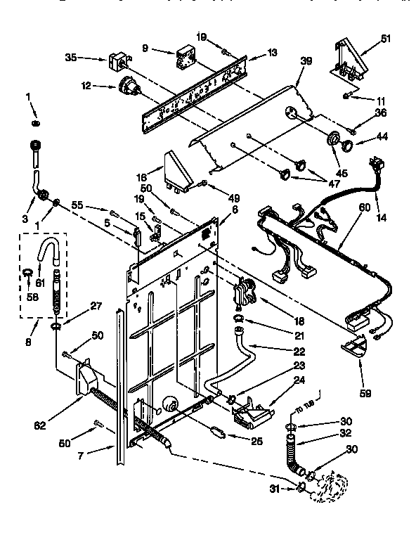 Controls and rear panel