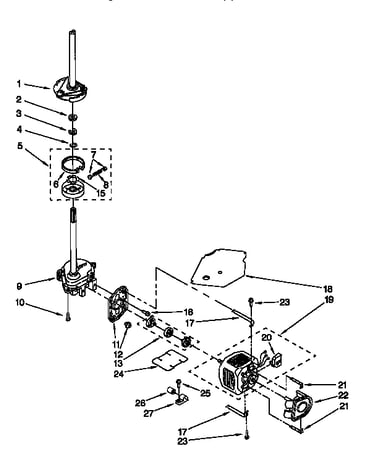 Motor and pump