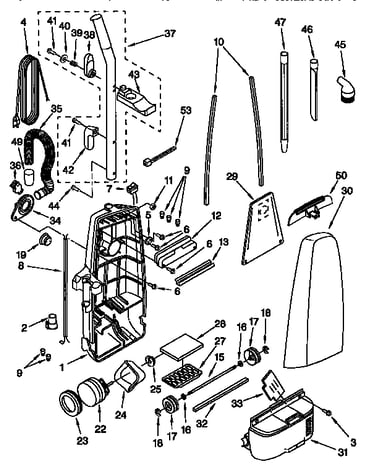 Dust compartment