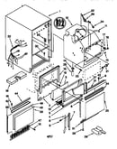 Cabinet liner and door