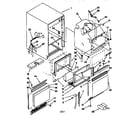 Whirlpool EC5100XEW1 cabinet liner and door diagram