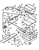 Oven burner section