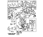 Western Auto 7157A79 carburetor and engine base assembly diagram