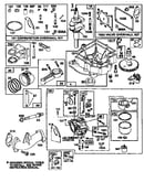 Carburetor and engine base assembly