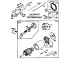 Western Auto 7157A79 motor and drive starter diagram