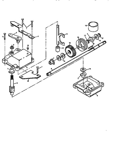 Gearcase assembly 702511