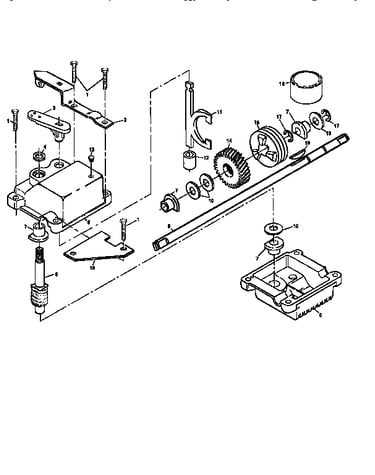 Gear case assembly 702511