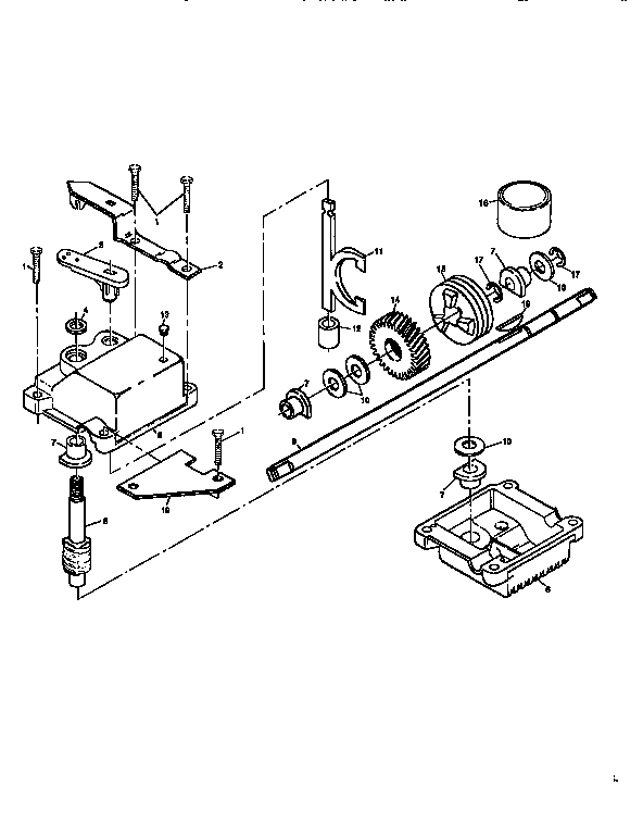 GEAR CASE ASSEMBLY 702511