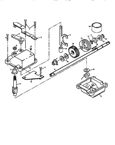 Gearcase assembly 702511
